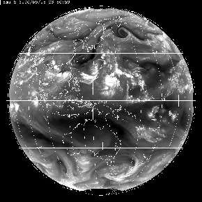 Satellite view Earth over Indonesia